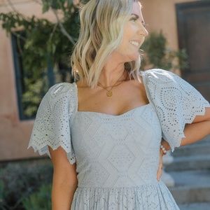 Ivy City Co Odessa Dress in Blue XSmall